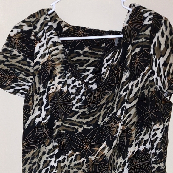 Clere animal print sheath dress - Picture 2 of 3